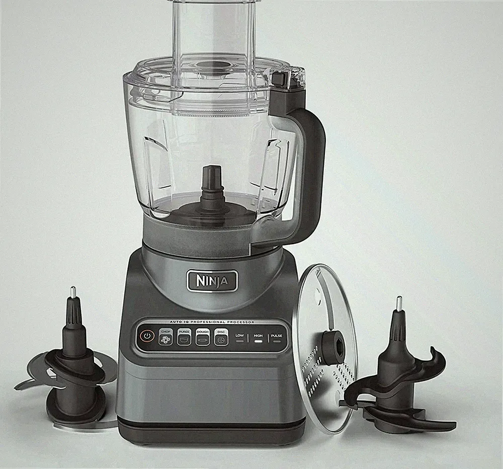 Ninja Professional Plus Food Processor 9-Cup 1000W 4 Auto-iQ Silver BN601