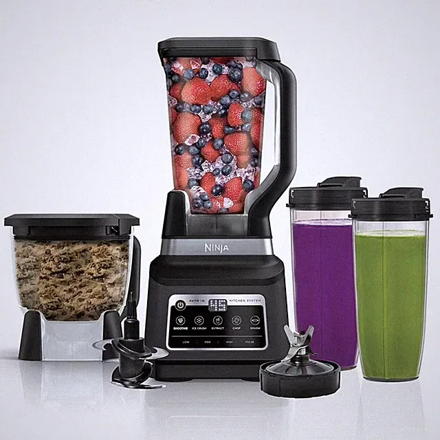 Ninja Professional Plus Kitchen System Blender and 8-Cup Food Processor with Aut