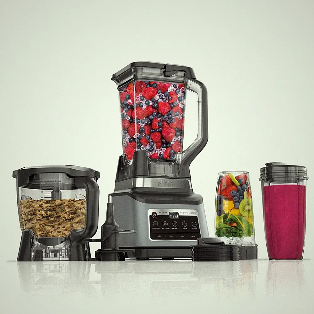 Ninja Professional Plus Kitchen System Blender and 8-Cup Food Processor with iQ