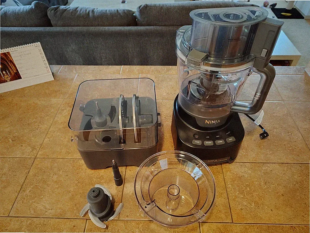 Ninja Professional XL Food Processor 1200W 12-Cup w Feed Chute, Blades
