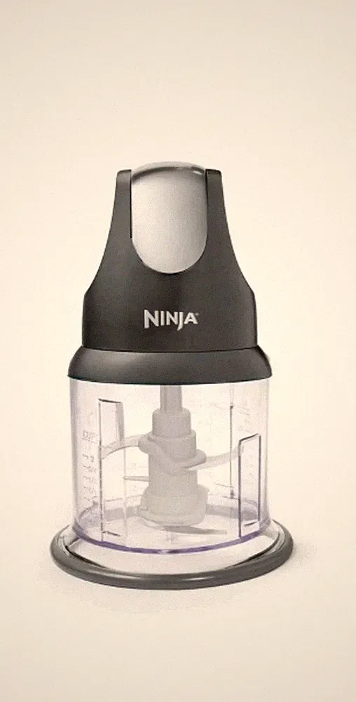 Ninja Push Function Food Chopper 2-Cup 200W Black