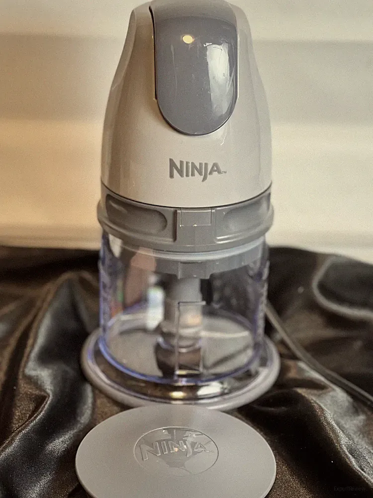 Ninja Push Function Food Chopper Gray Electric Motor Bowl Blade Dishwasher Safe