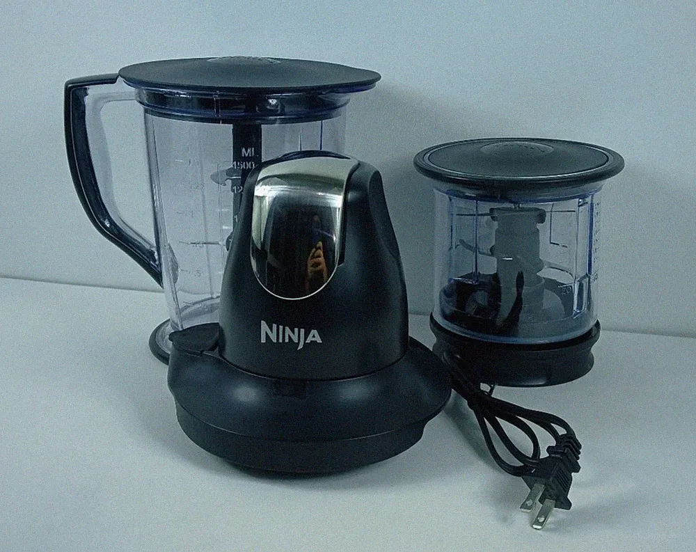 Ninja QB1004 Blender/Food Processor with 450-Watt Base OPEN BOX COMPLETE