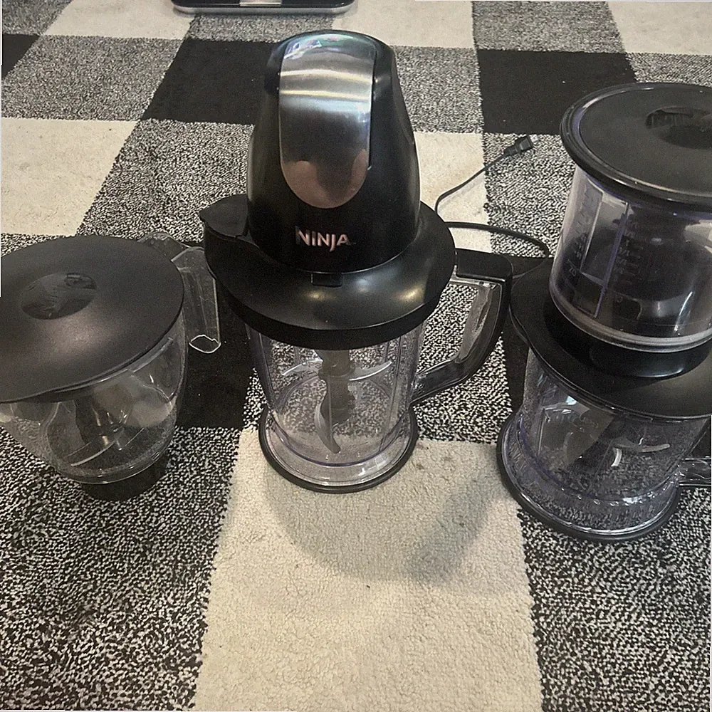 Ninja QB1004 Master Prep Pro Blender Food Processor Set Lot w/ 16oz 40oz 48oz