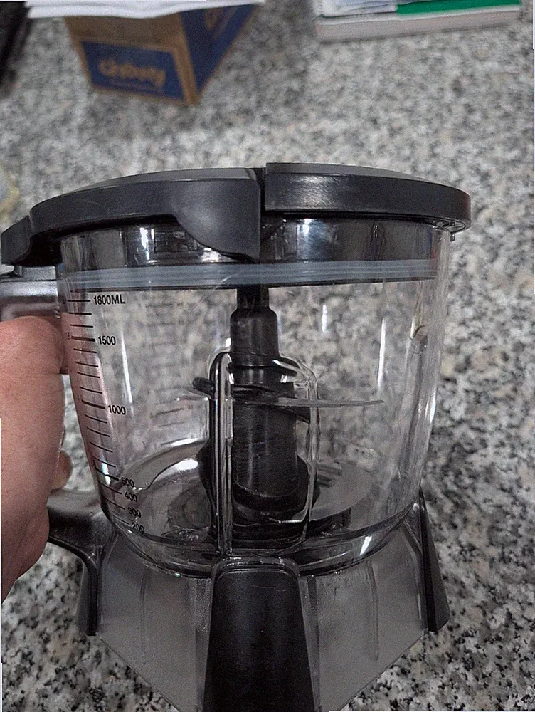 Ninja Replacement 64oz (8 Cup) Food Processor Bowl With 2 Blades & Locking Lid