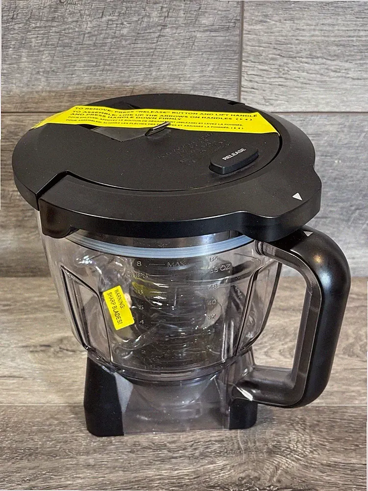 Ninja Round 64oz 8 Cup Food Processor Bowl Lid Blade Replacement New