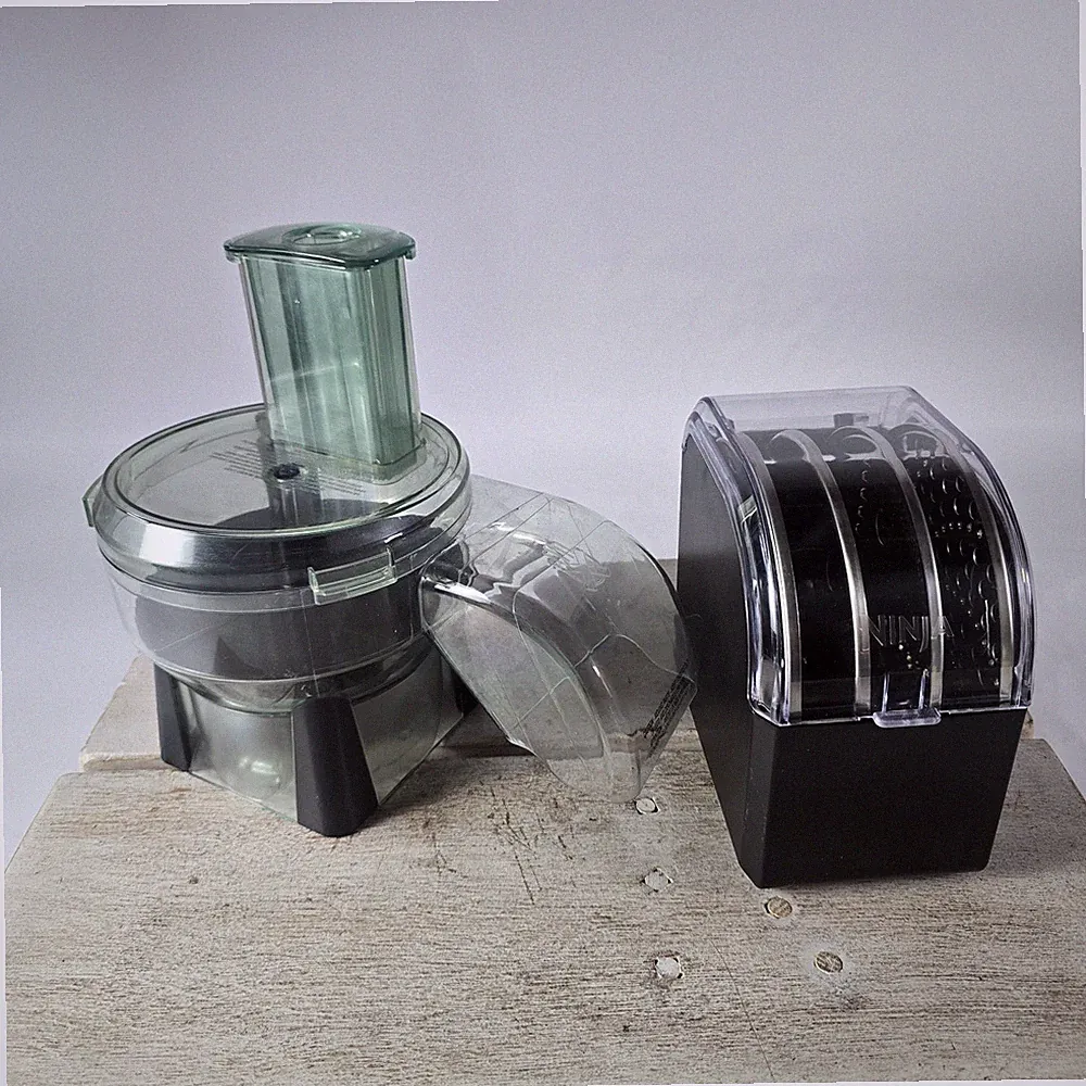 Ninja Salad Shooter Professional Prep System Bowl ChuterBL770 W/4 Discs & Holder