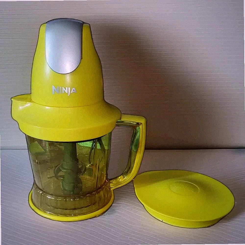 Ninja Storm Food Processor Blender QB751QY Master Bowl 450W Motor Power - YELLOW