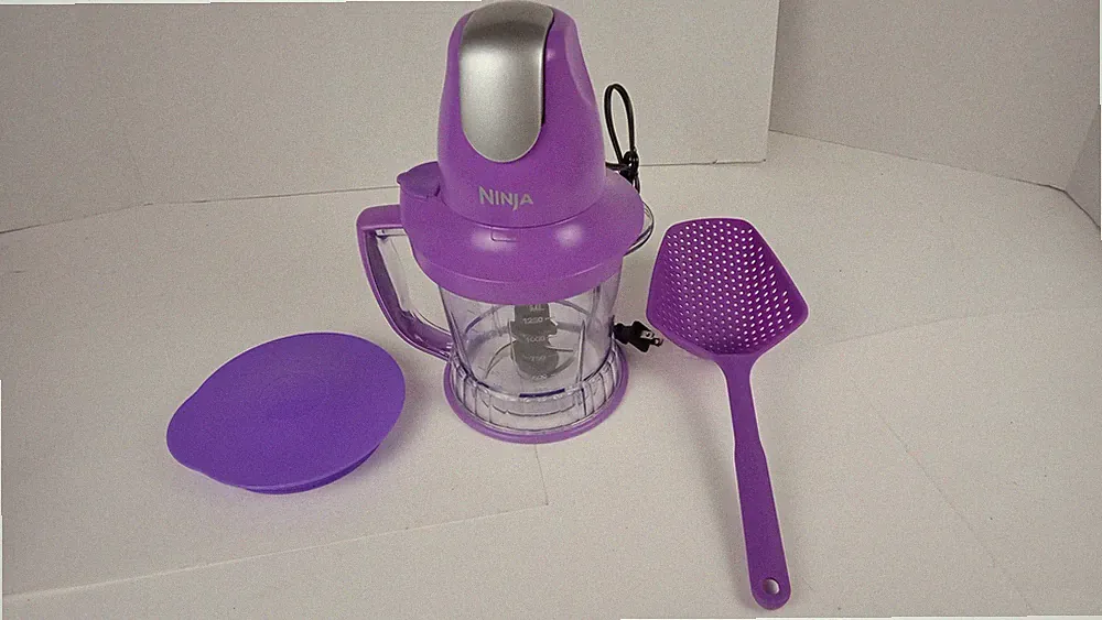 Ninja Storm QB751QPR30 Master Prep Food Processor 5 Cup Purple Used