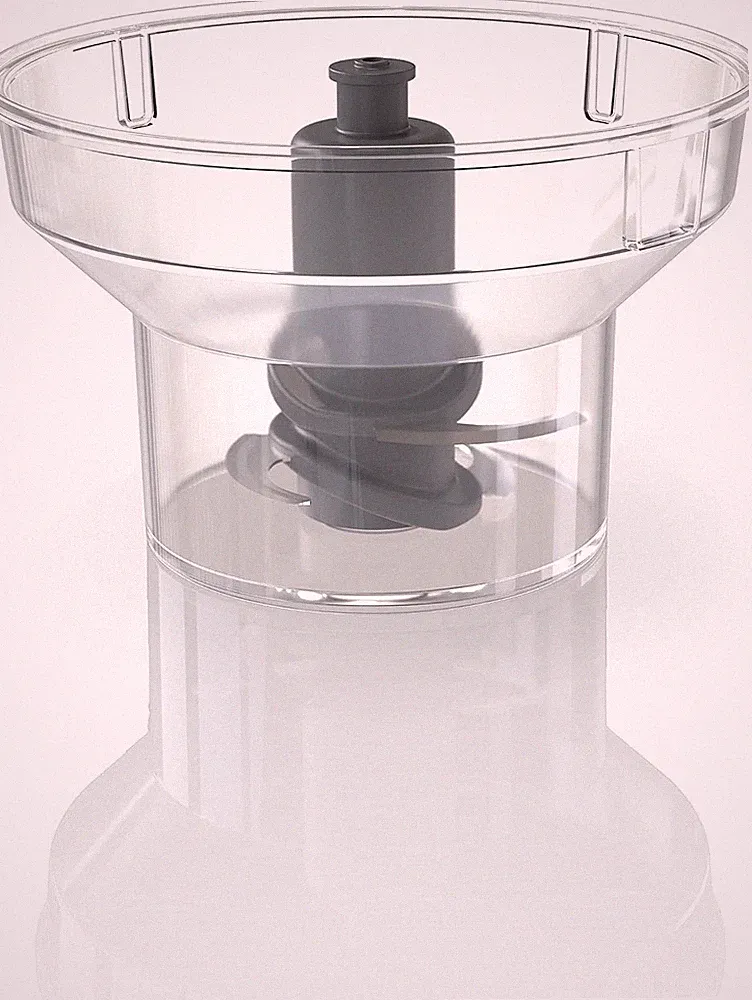 Ninja XSKBWLNBWL Professional XL Food Processor 4.5-Cup Nesting Work Bowl Kit, C