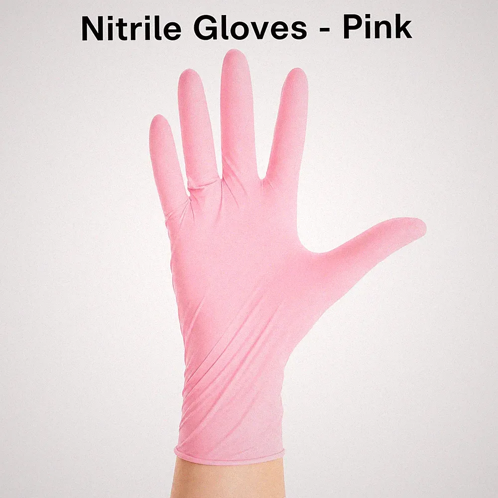 Nitrile Disposable Gloves 3 Mil Latex & Powder Free Non-Slip Cleaning Food DIY