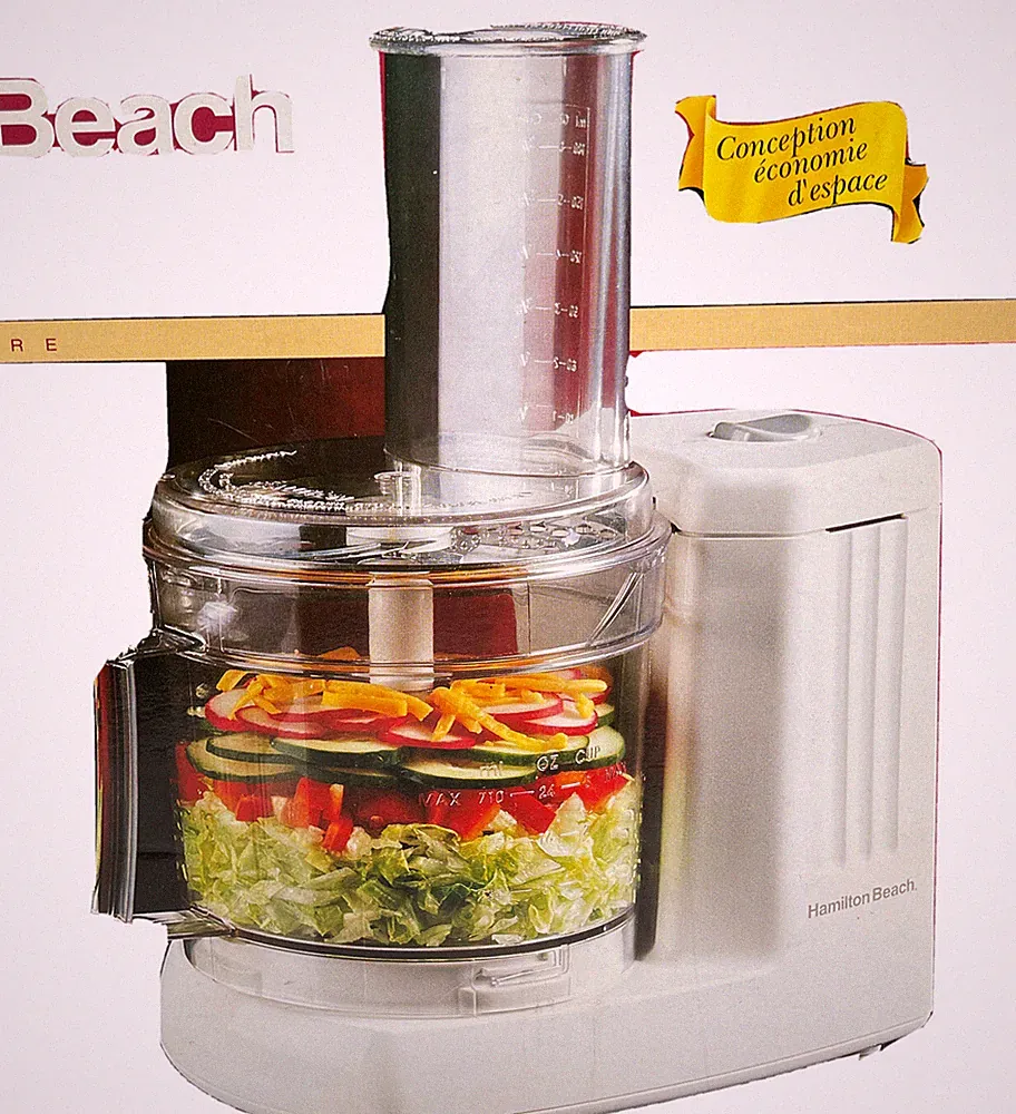 NOB Vintage Hamilton Beach 6-Cup Food Processor Chef Prep 70100 NEW OPEN BOX!
