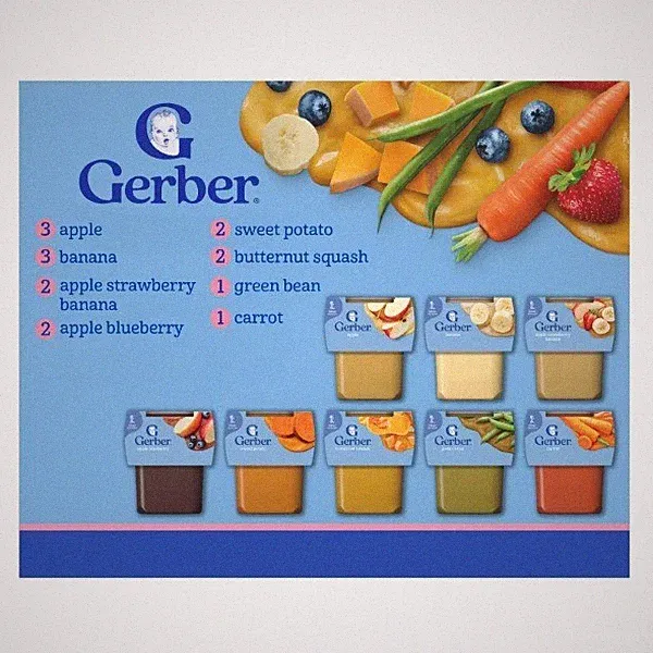 Non-GMO Stage 2 Fruit & Veggie Baby Food Puree Variety Pack