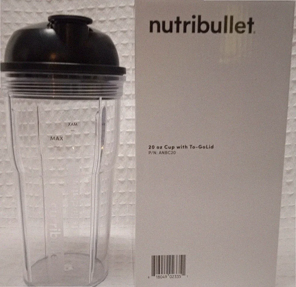 Nutribullet 20 oz Cup With To-Go Lid ANBC20...............................4B1