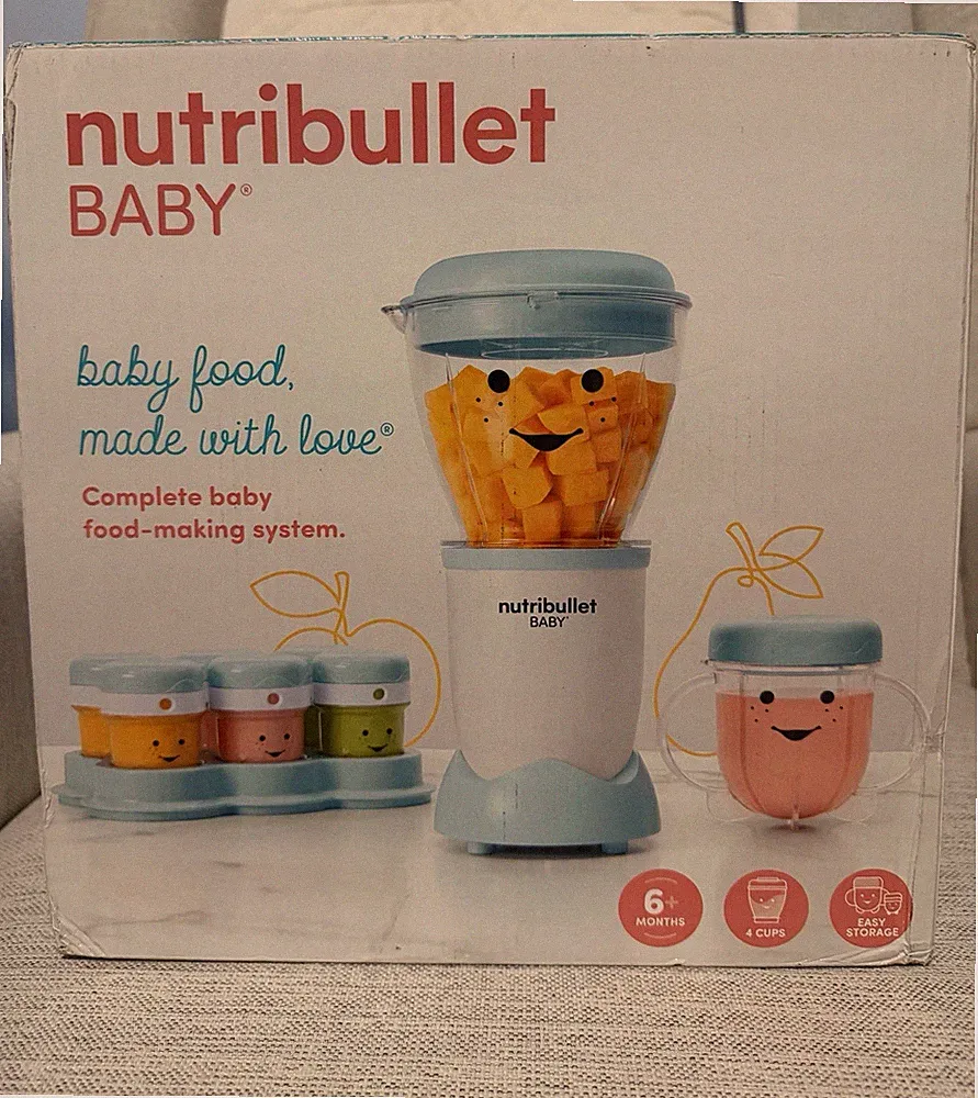 nutribullet Baby Electric Blender Food-Making System w/ Freezer Tray & Recipes