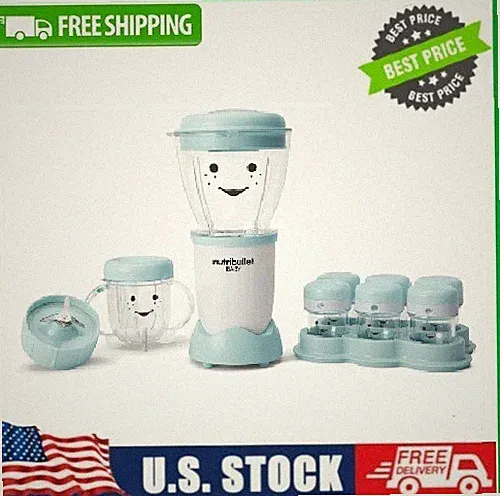 nutribullet Baby Food Blender NBY10100, Blue/White