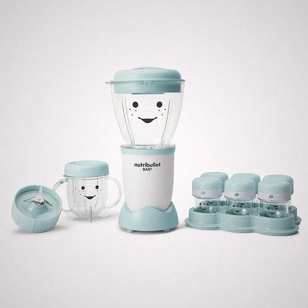 Nutribullet Baby Food Blender NBY10100, Blue/White, New, Free Shipping US