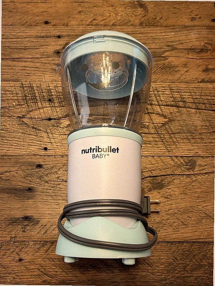 NutriBullet Baby Food Blender Processor System Mint Green Tested Works