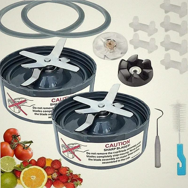 Nutribullet Blade Replacement with Silicone Gaskets, Compatible with 600w & 9...