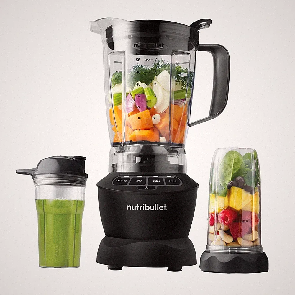 nutribullet Blender Combo 1000W Matte Black NBF10500AK FREESHIP