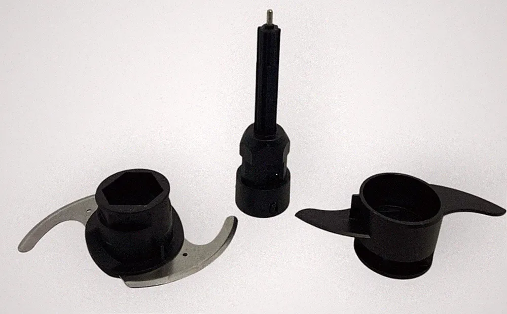 NUTRIBULLET FOOD PROCESS ORDOUGH BLADE, METAL CHOPPING BLADE, AND STEM ADAPTER