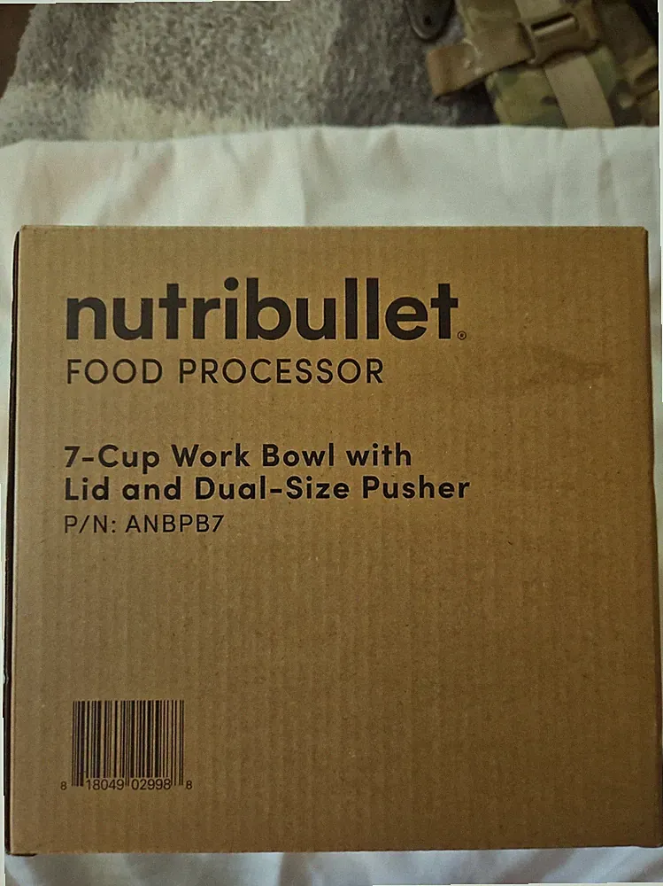 nutribullet food processor bowl