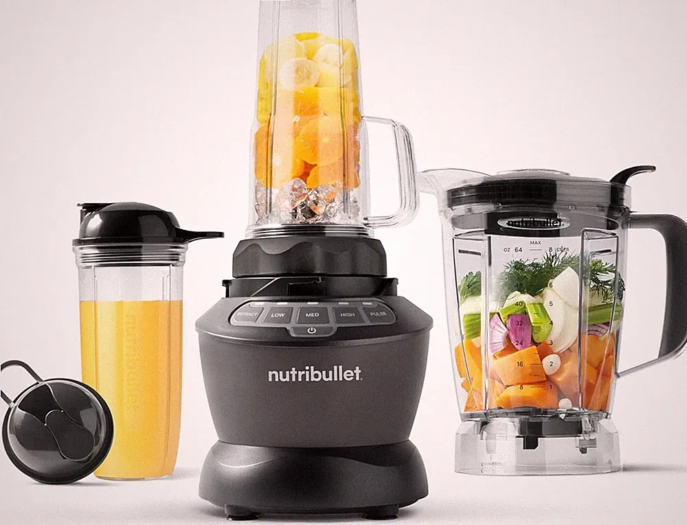Nutribullet Full-Size Blender Combo, Single-Serve & Large Capacity, 1200W, 64Oz