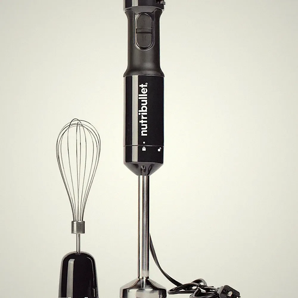 NutriBullet LITE Immersion Blender 300W Black NBI10200 Hand Blender