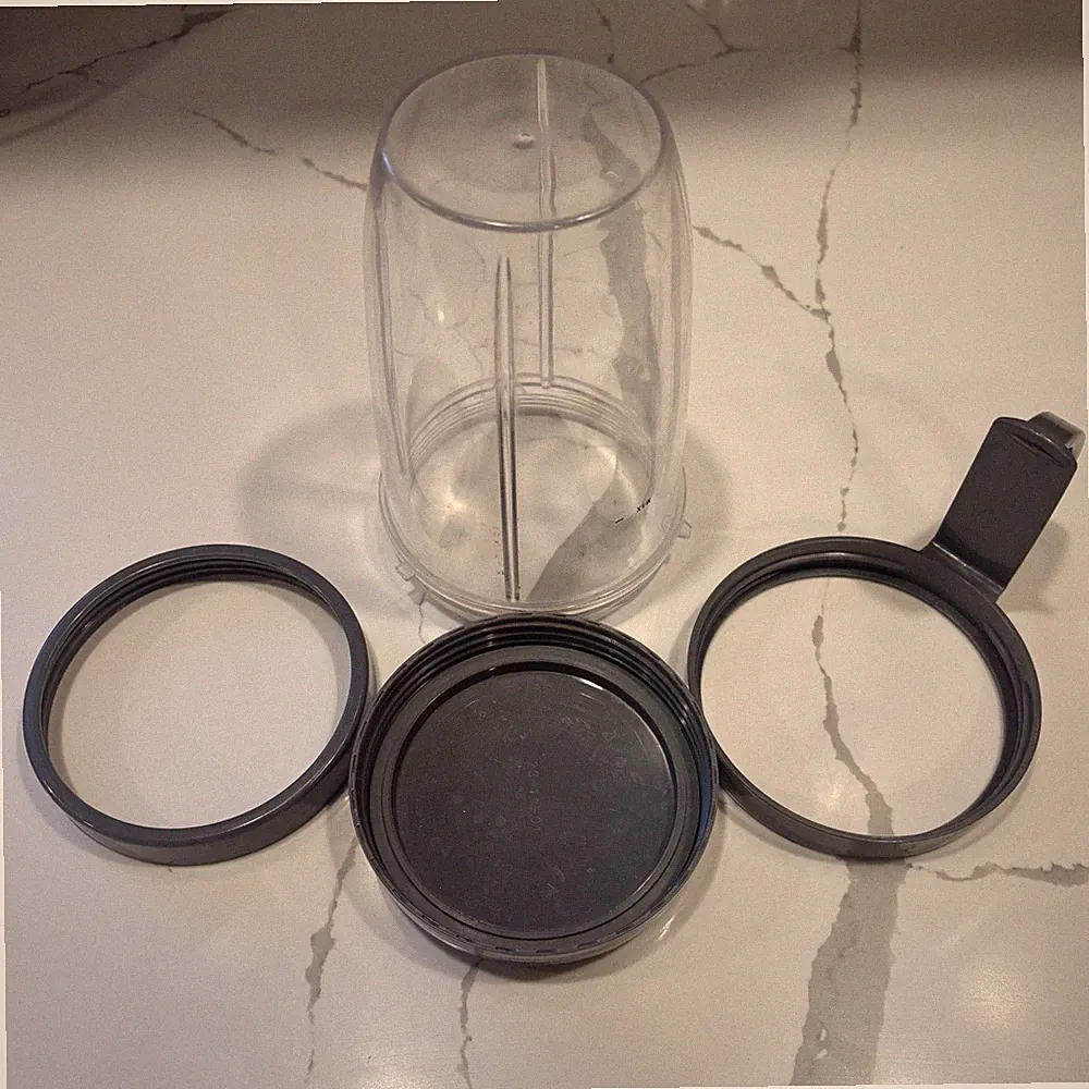 Nutribullet Magic Bullet NB-101B Blender Cup Accessories Attachments 4 Pieces