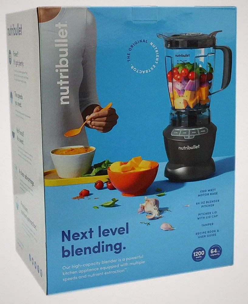 NutriBullet NBF-50400 64 oz 1200 Watts 4-Speed Blender