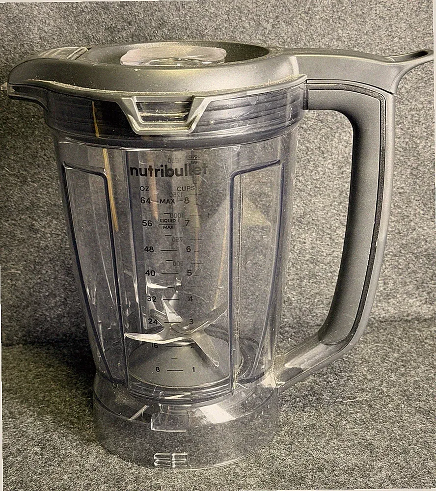 NutriBullet NBT-15 64 oz Blender Pitcher Jar Container w/ Lid Replacement