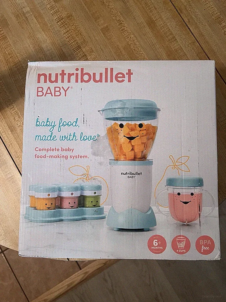 NutriBullet NBY-50100 Baby Food Blender Blue 100% Complete System New In Box