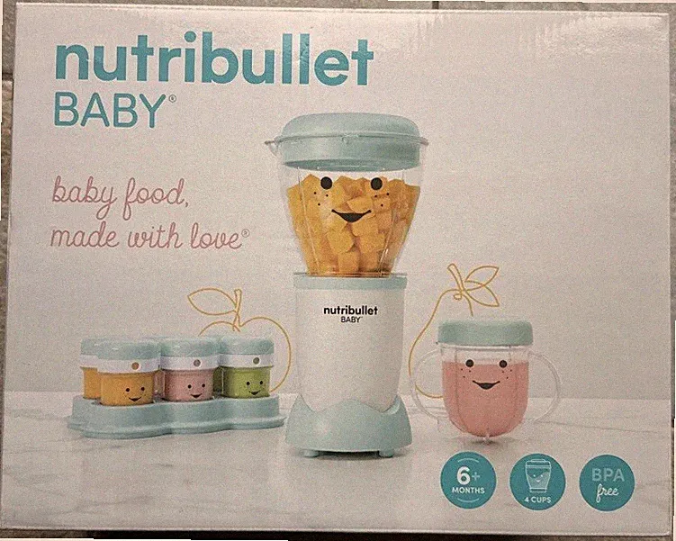 NutriBullet NBY-50100 Baby Food Blender - Blue