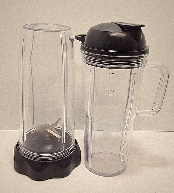 NutriBullet Pro 24 oz Cups with Lids and Extractor Blade OEM Replacement Parts
