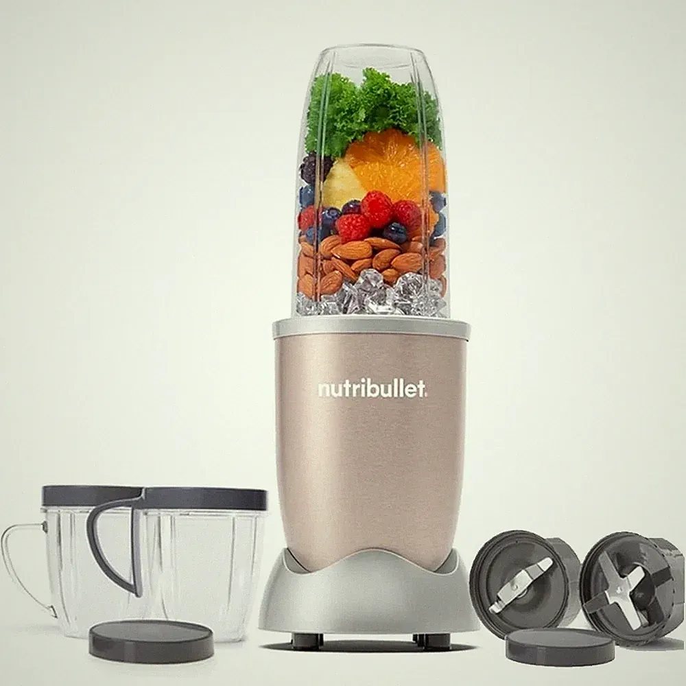 Nutribullet Pro 900W Champagne Gold,12 Pcs Set Mixer/Grinder/Smoothie Maker 220V