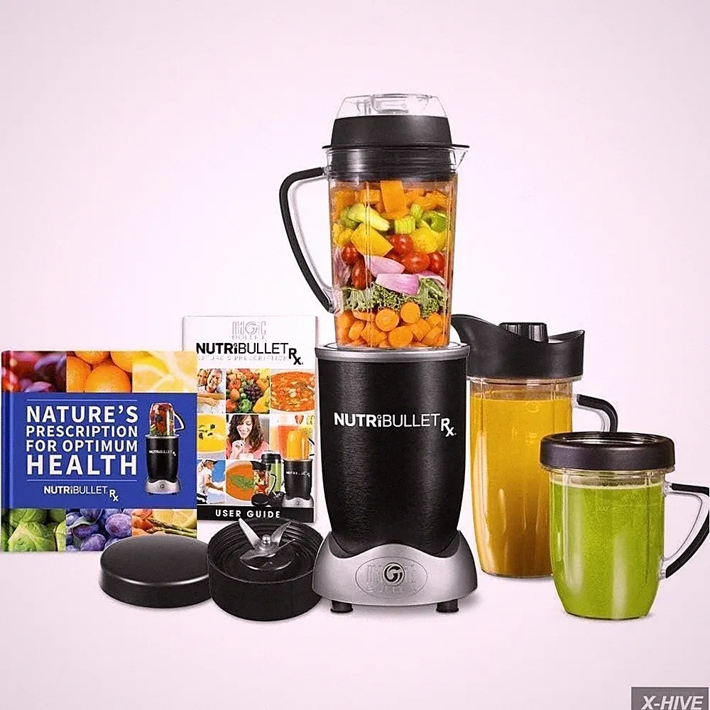 Nutribullet Rx Blender,Hot and Cold Blender,1700W,1L Pitcher & 30Oz Cup,Ext