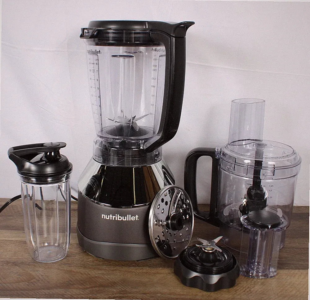 NutriBullet Triple Prep System 3-in-1 Blender and 7-Cup Food Processor 1500Watts
