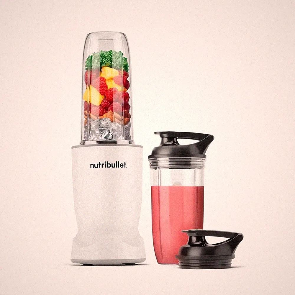 NutriBullet Turbo 1000 Personal Blender – Matte White | Open Box
