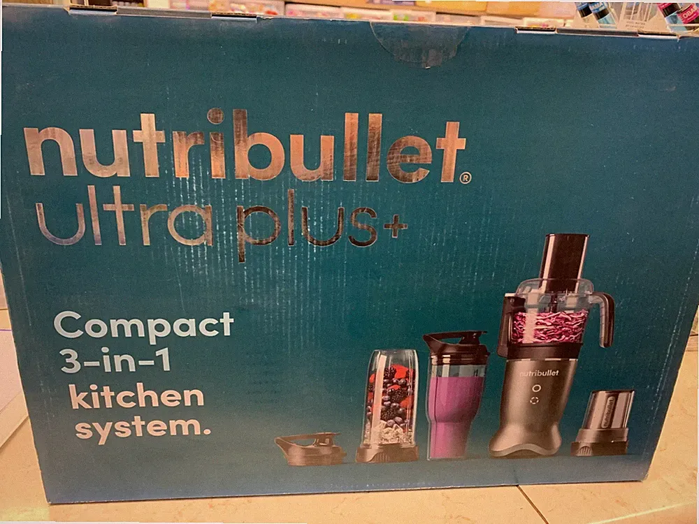 Nutribullet Ultra Plus Blend & Process NB20550ID 1200W Gunmetal, New Sealed