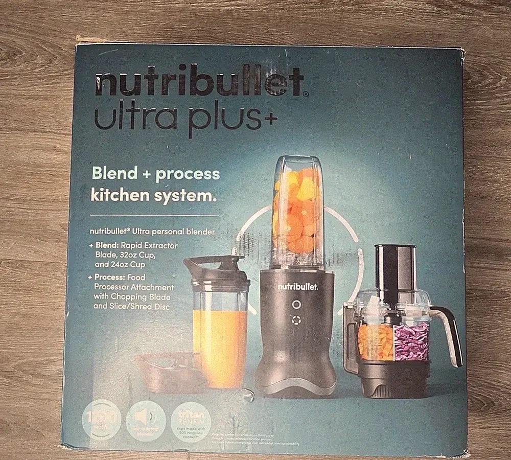 NutriBullet Ultra Plus Food Processor 1200W Motor Base with Processor