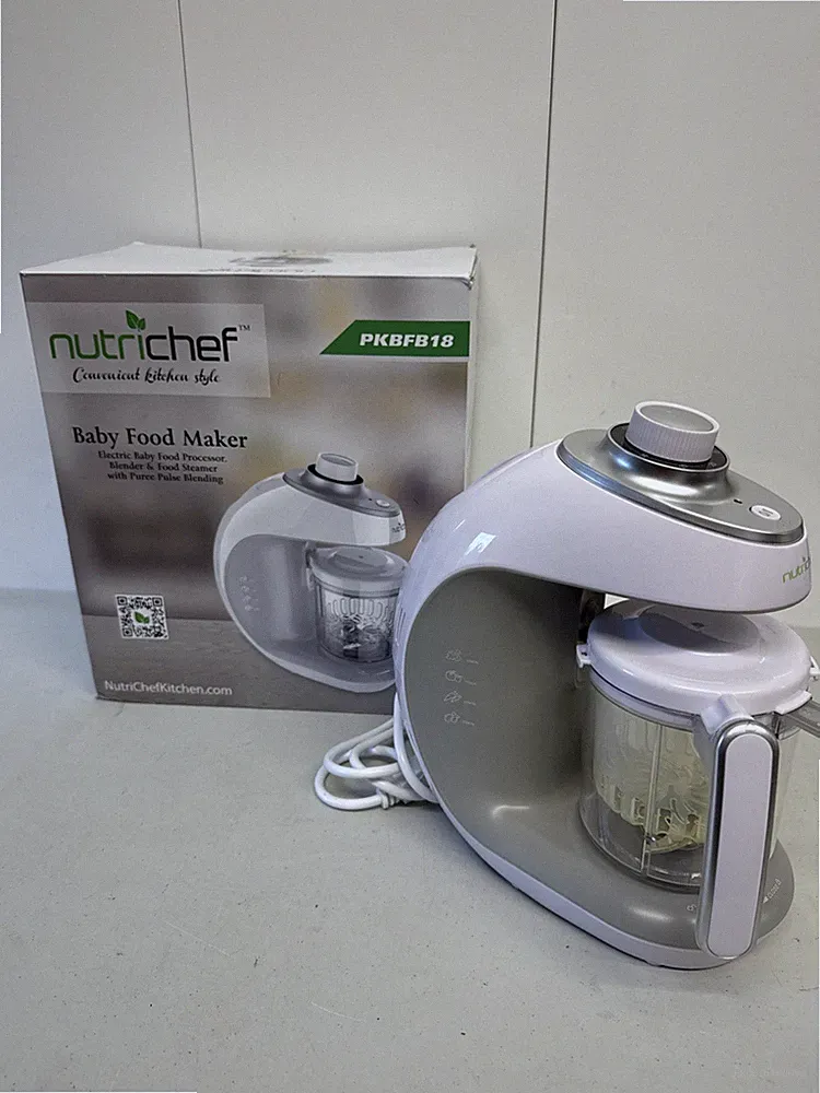 NutriChef Baby Food Maker Puree Food Processor, Blender, and Steamer