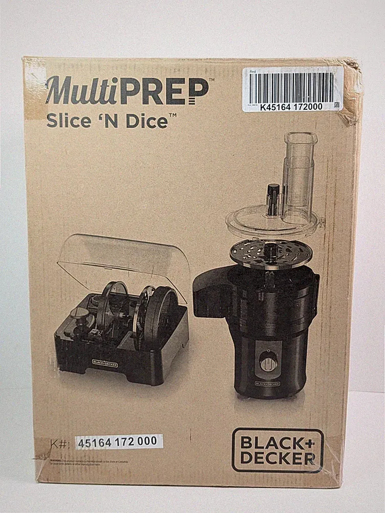 OB* BLACK+DECKER Slice N' Dice All-In-One Food Processor SL3000