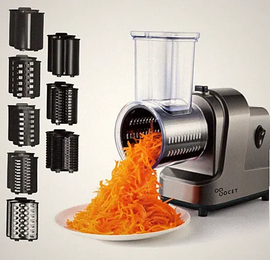 OCET Electric Vegetable Slicer Automatic Shredder Radish Carrot Veggies /Express