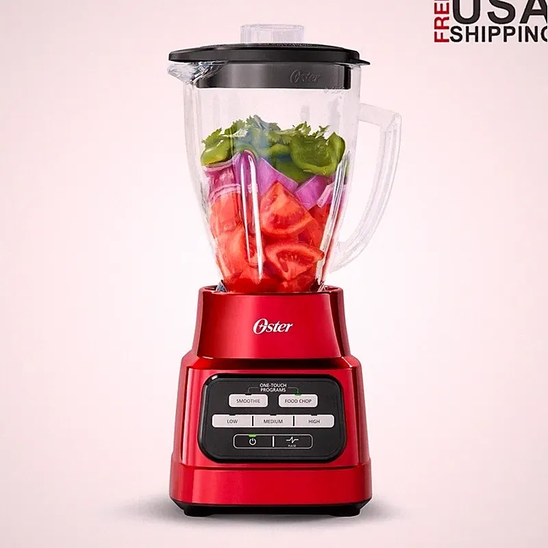 One-Touch Blender 700W Smoothie Maker Food Processor Crush Pro Blades 6-Cup Jar