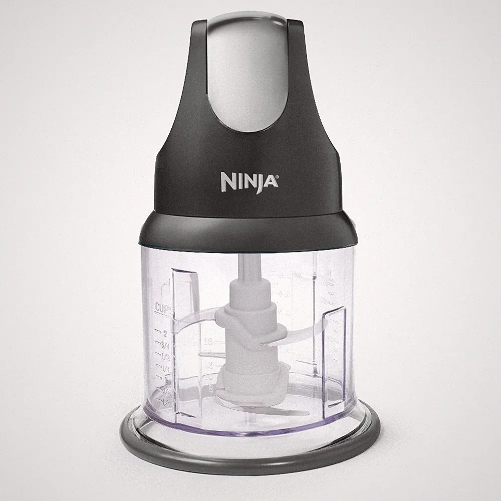 One-Touch Food Processor 200W, Mince and Puree, Non-Slip Base, Dishwasher Safe