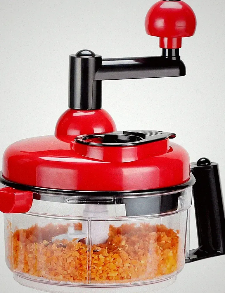 Onion Chopper Food Chopper- Hand Crank Processor Chops chili Vegetable Nuts