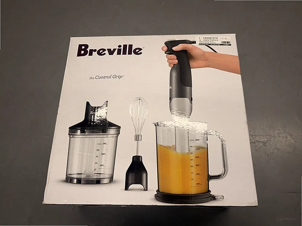 OPEN BOX BREVILLE BSB510XL CONTROL GRIP IMMERSION BLENDER STAINLESS STEEL