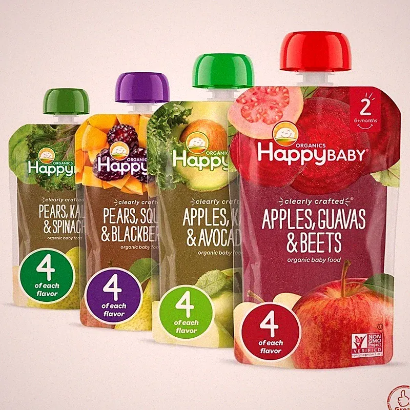 Organic Fruit & Veggie Baby Food Pouch Variety Pack - 4oz/16pk: Toddler