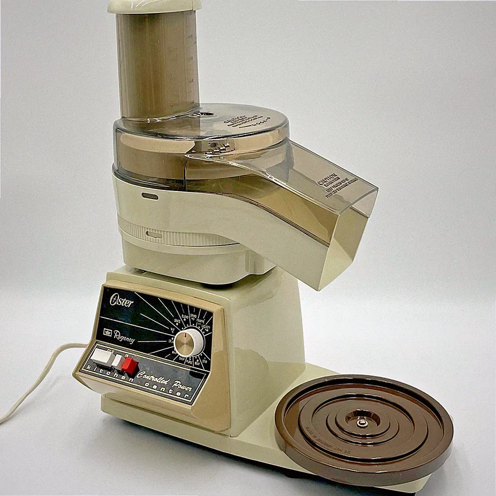 ORIGINAL OSTER KITCHEN CENTER REGENCY OFF-WHITE FOOD PROCESSOR No Bowl Works