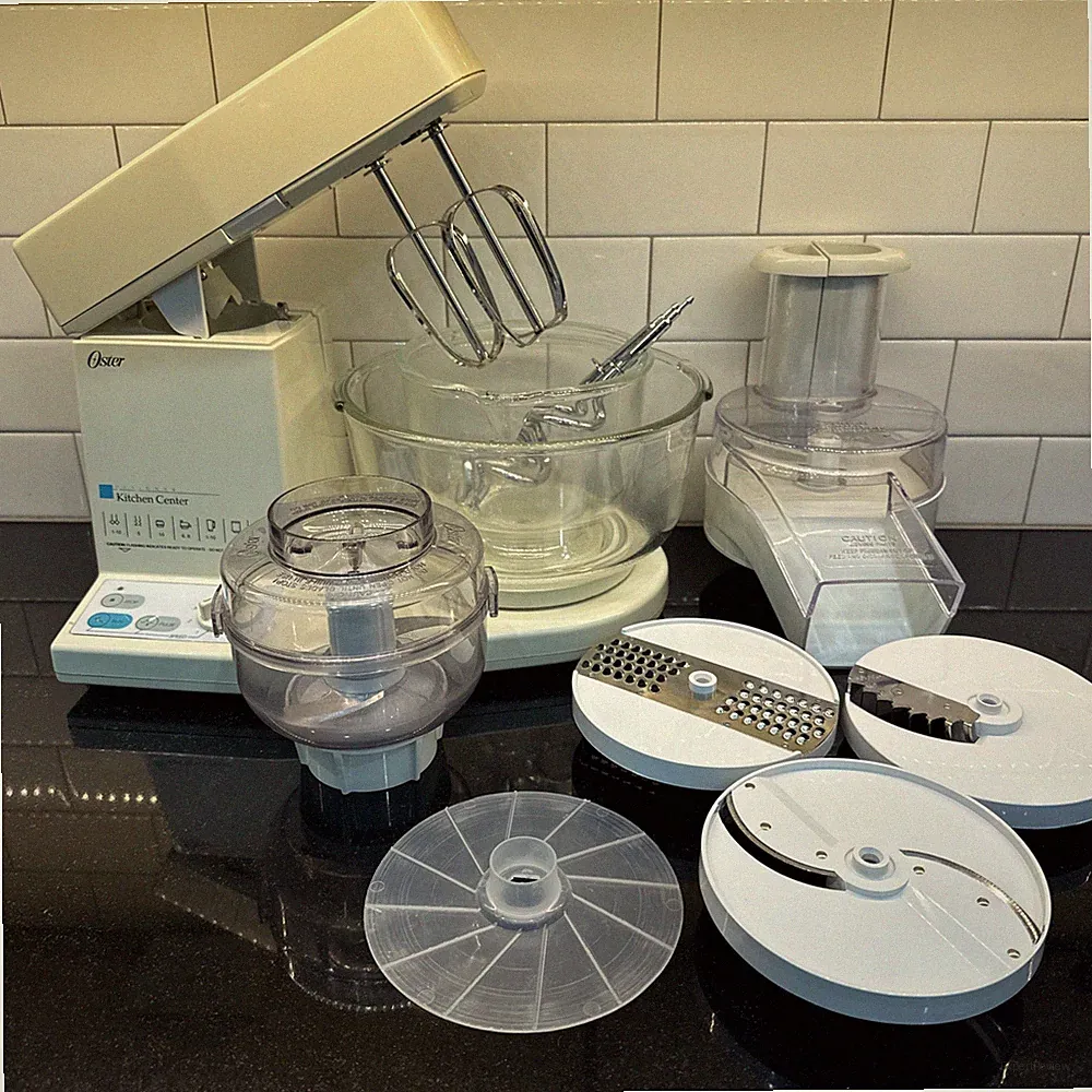 Original Vintage Oster Designer Kitchen Center Mixer Blender Food Processor 5500